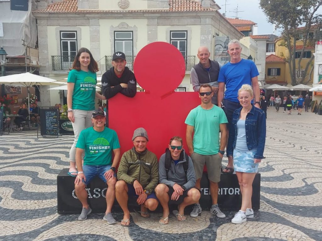 Swim-1st triathlon club members at Ironman Portugal in Cascais 2022